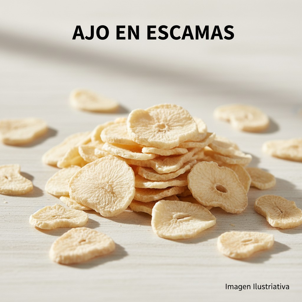 AJO EN ESCAMAS