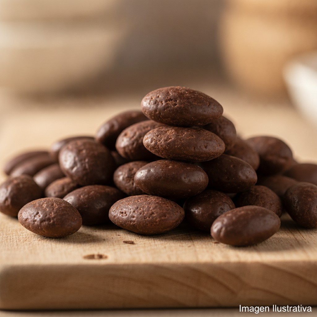 ALMENDRAS BAÑADAS EN CHOC.