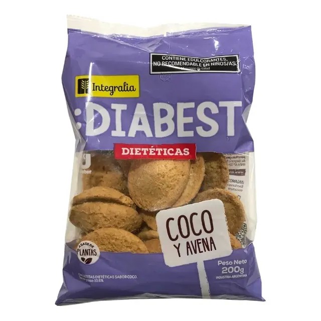 COOCKIES DIABEST COCO INTEGRALIA 200G