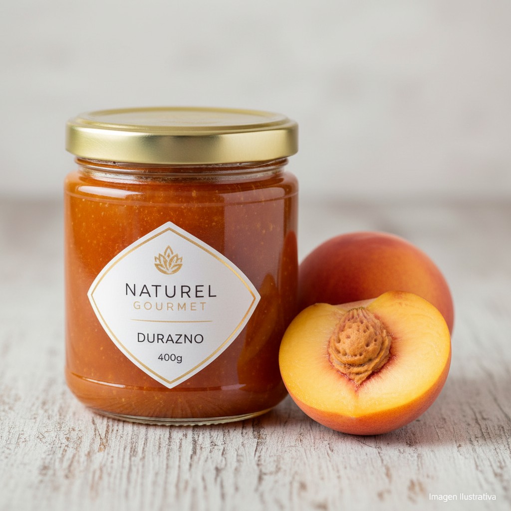 MERMELADA NATUREL GOURMET DURAZNO 400G