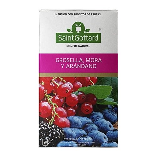 TE GROSELLA MORA Y ARANDANOS SAINT GOTTARD