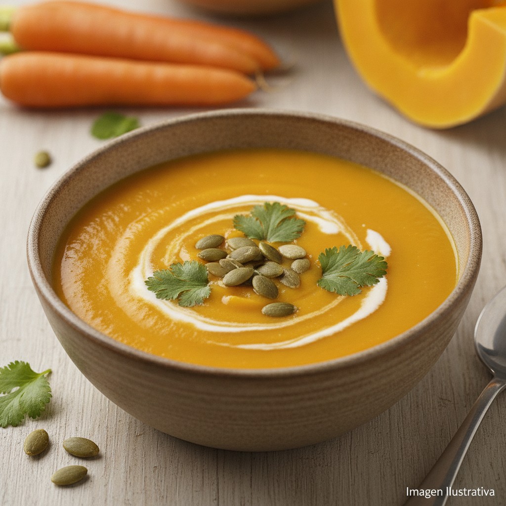 SOPA CREMA ZANAHORIA Y ZAPALLO ARGENDIET