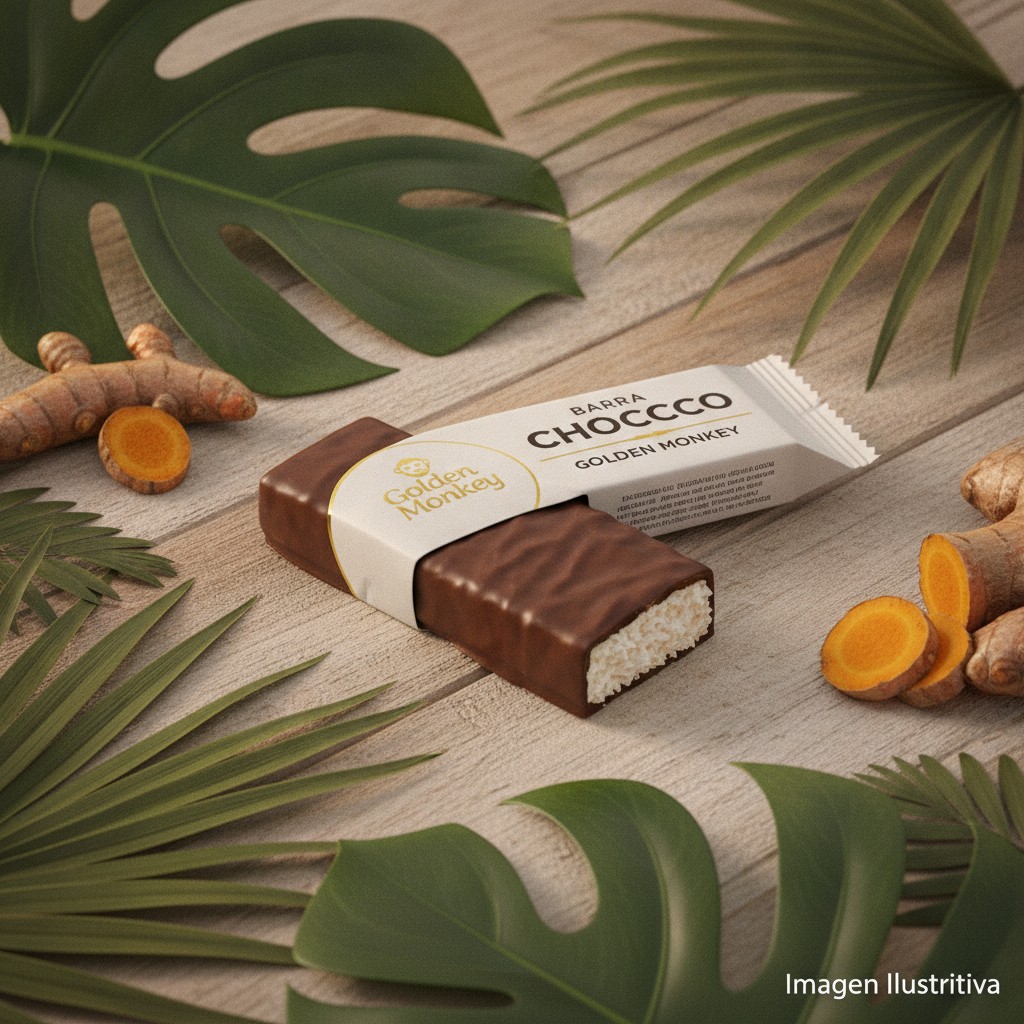 Barra Chococo Golden Monkey Sin TACC Vegano