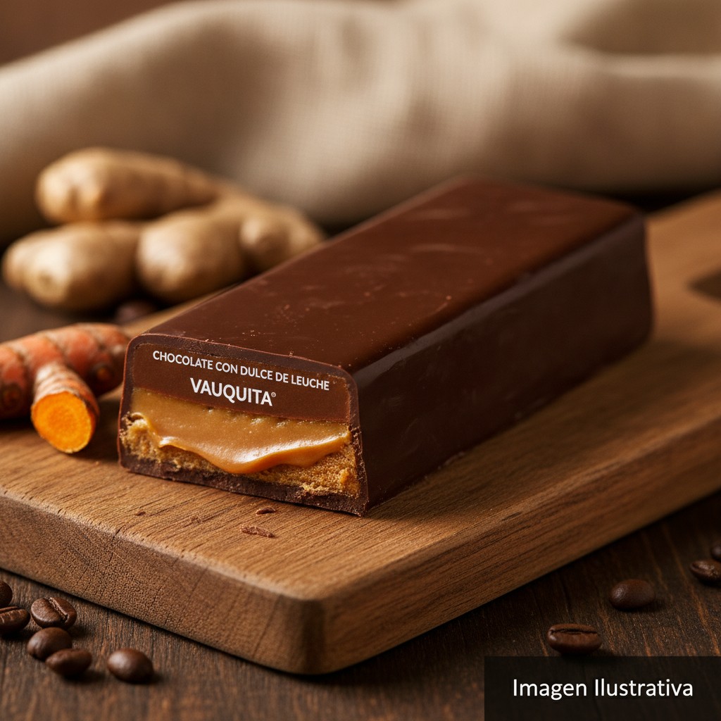 CHOCOLATE CON DULCE DE LECHE VAUQUITA