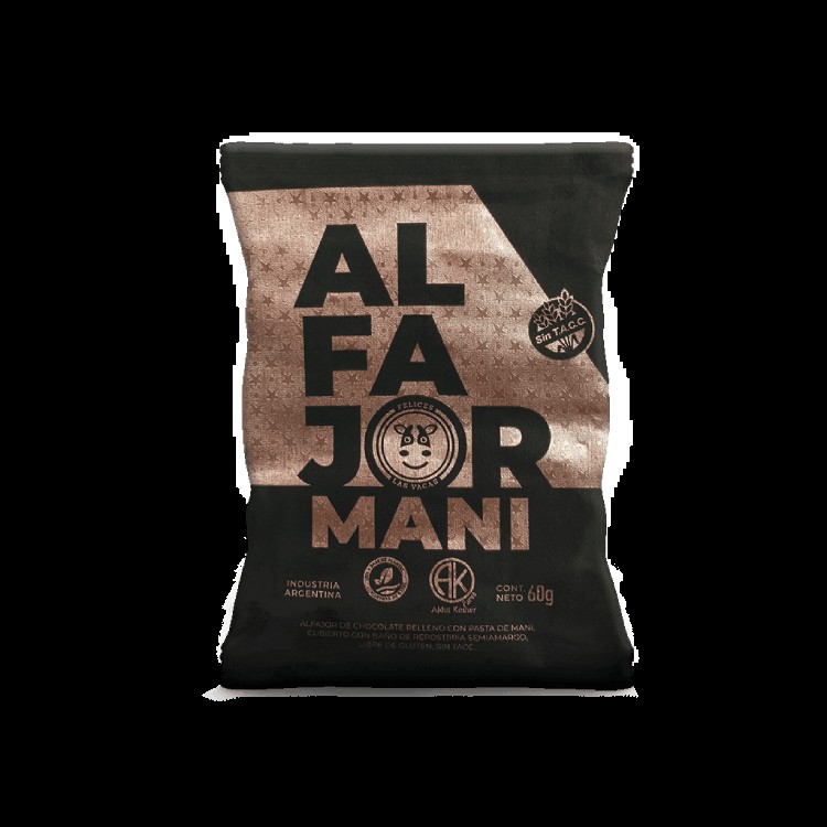 ALFAJOR MANI FELICES LAS VACAS