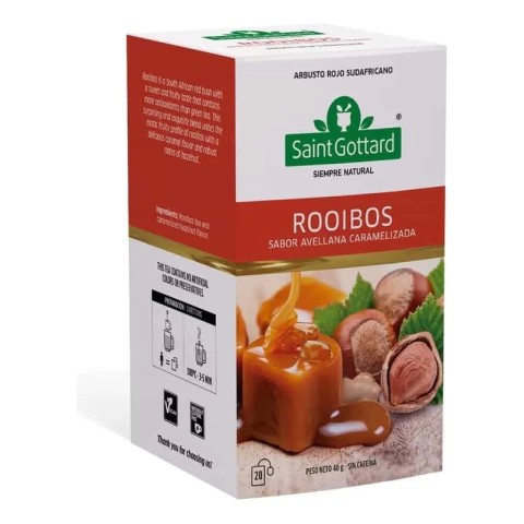 TE ROOIBOS, CARAMEL Y AVELLANAS SAINT GOTTARD