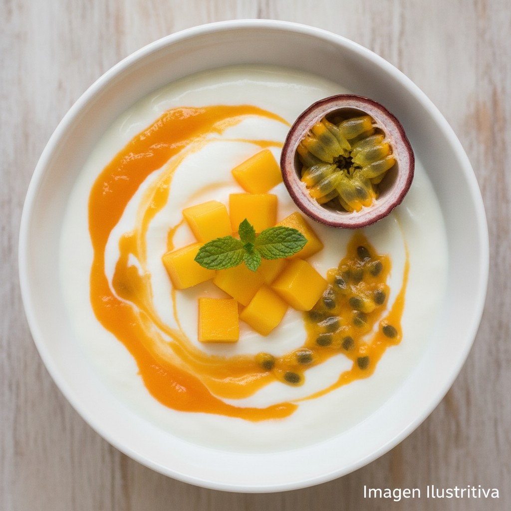 Yogurt Colchon Mango Y Maracuya Felices Las Vacas Vegano