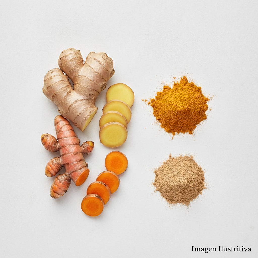 Curcuma + Jengibre Vitaminway 30Caps