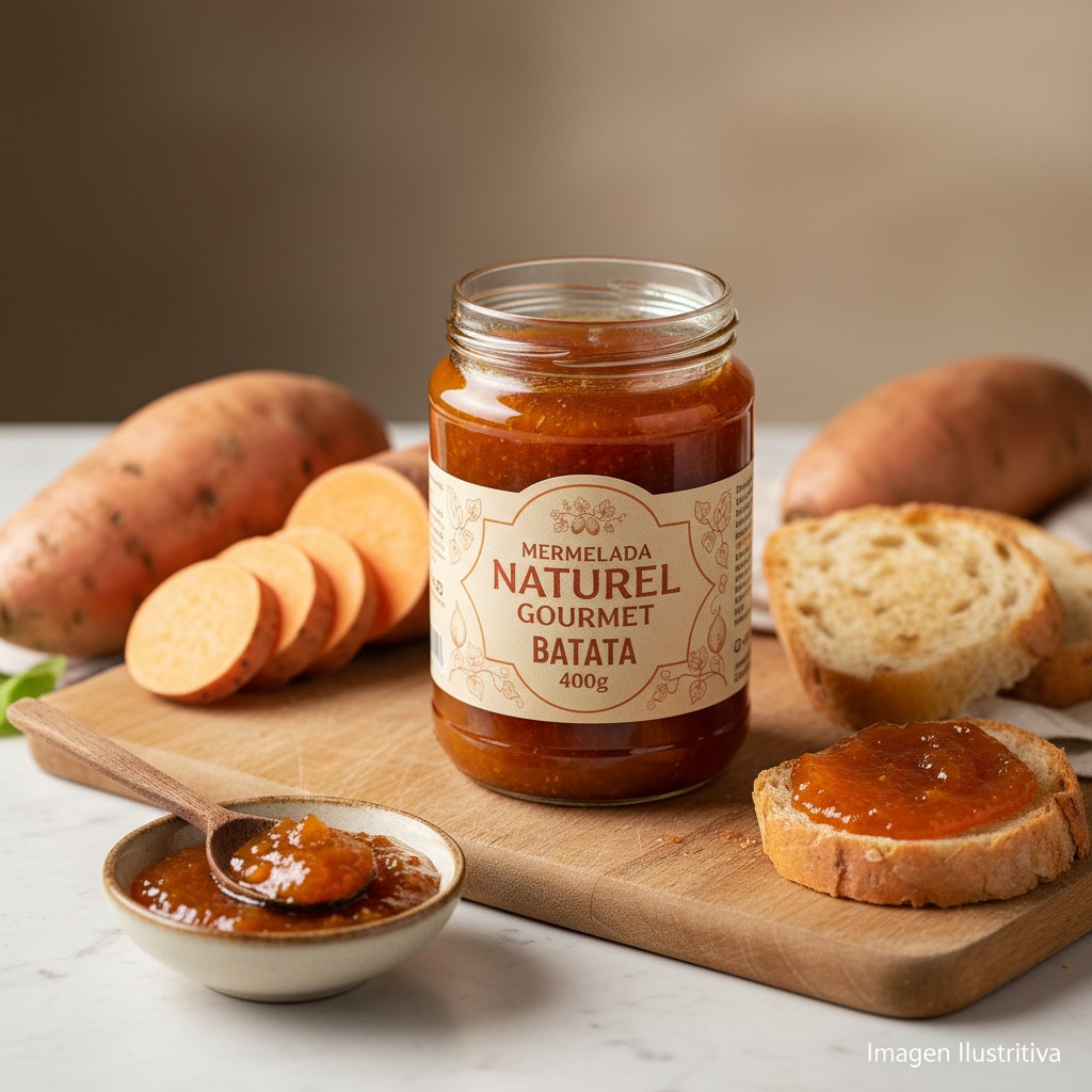 MERMELADA NATUREL GOURMET BATATA 400G