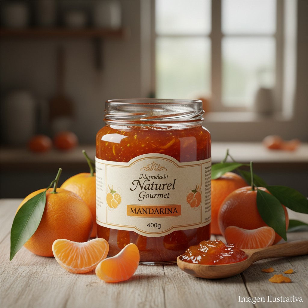 MERMELADA NATUREL GOURMET MANDARINA 400G