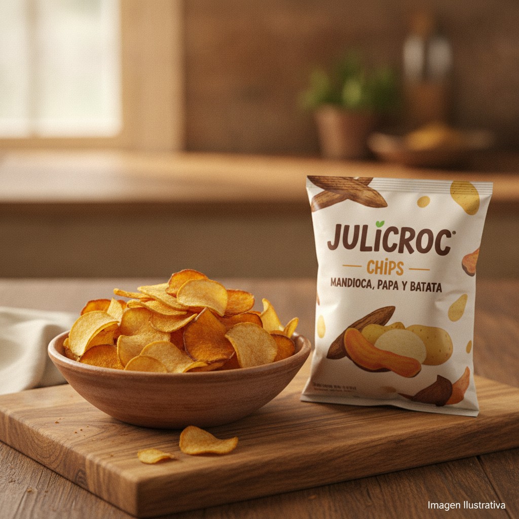 JULICROC CHIPS MANDIOCA, PAPA Y BATATA