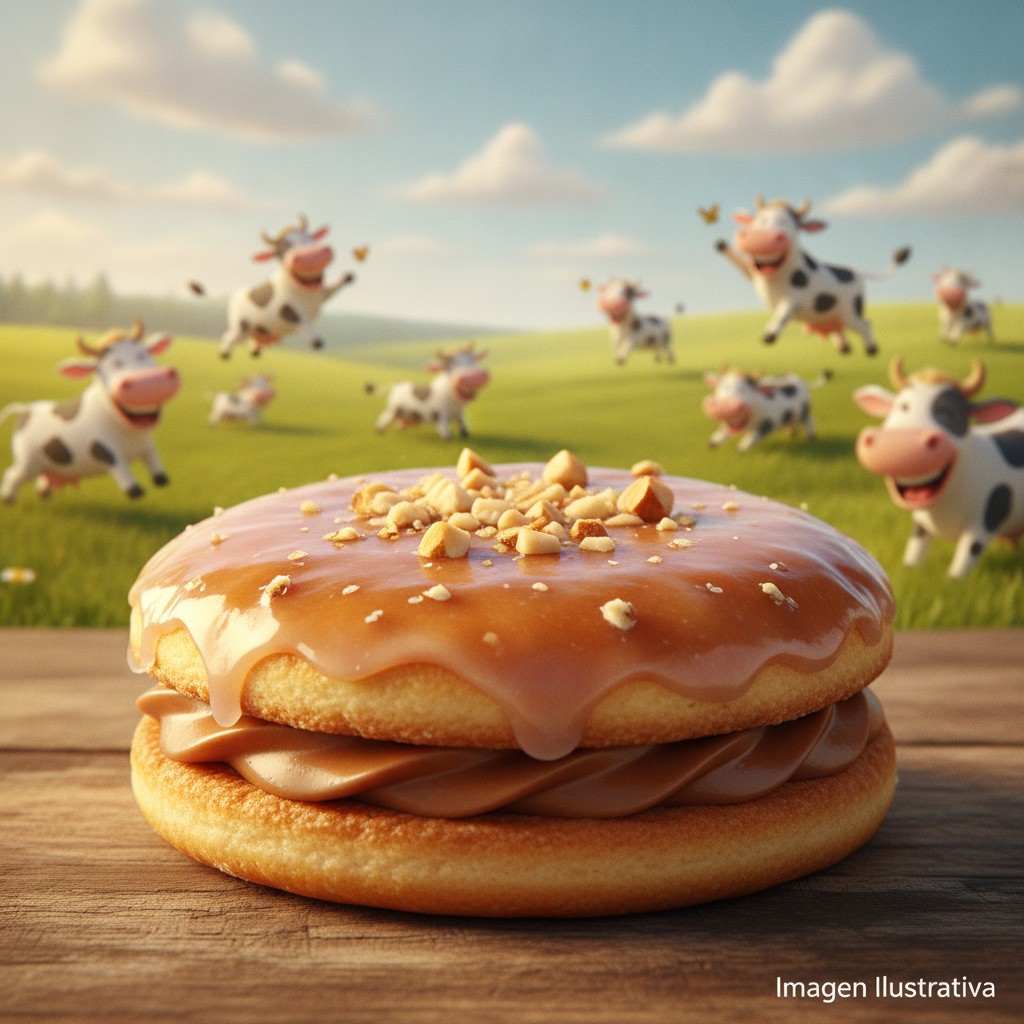 ALFAJOR AVELLANAS FELICES LAS VACAS