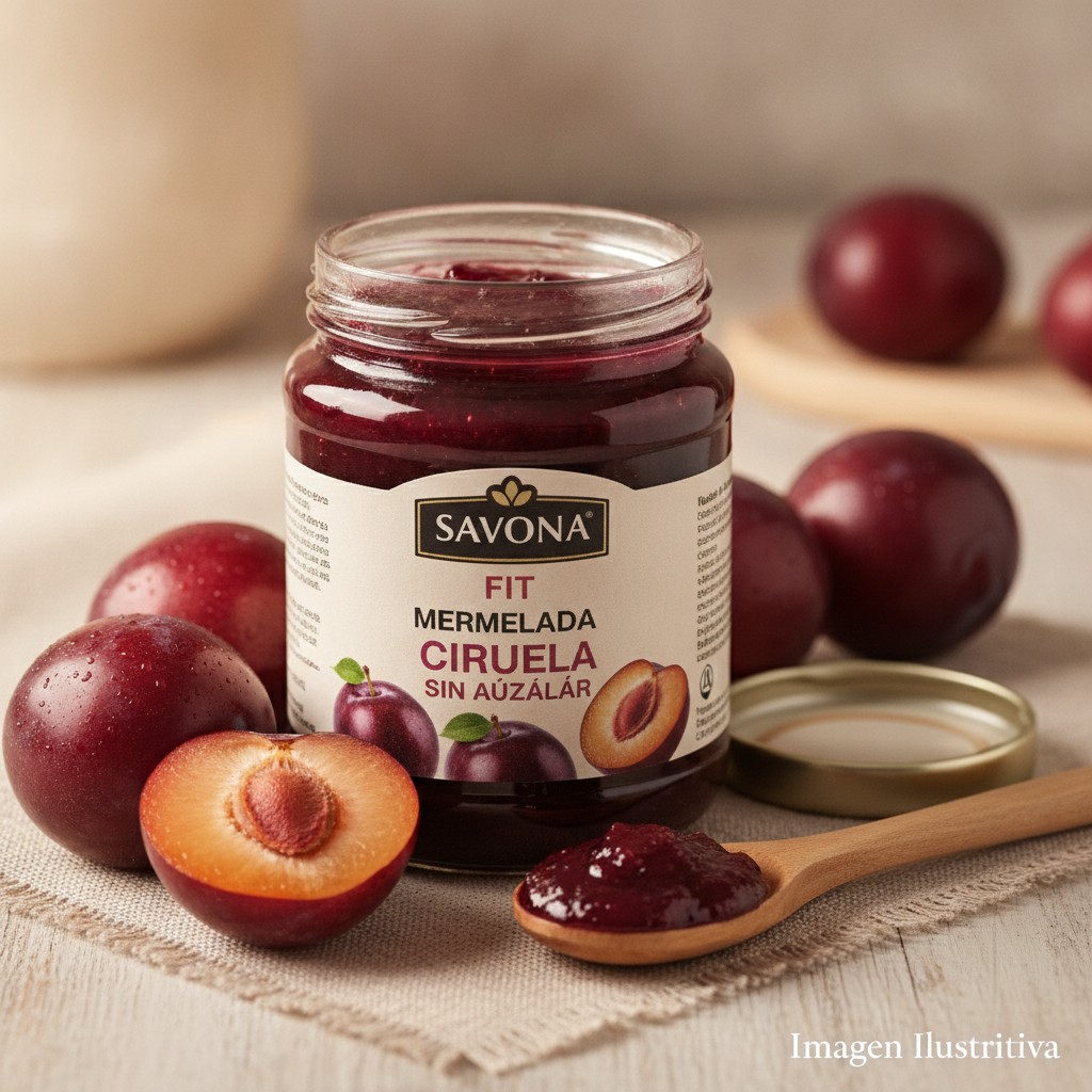 SAVONA FIT MERMELADA CIRUELA SIN AZUCAR